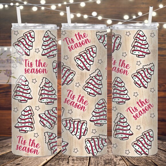 Handmade Other - Tis' The Season Metal Stainless Steel Insulated Tumbler